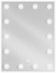 Vonios veidrodis Mexen Dona su LED ap&scaron;vietimu ir &scaron;ildymo kilimėliu, 60 x 80 cm