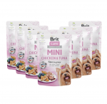 Konservuotas ėdalas &scaron;unims Brit Care Mini Chicken&Tuna fillets in gravy, 85 g, 24 vnt.
