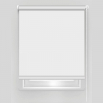 Ritininė užuolaida BLACKOUT, baltos sp., &Oslash; 25 mm, 120 x 175 cm, 1 vnt.