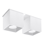 Lubinis &scaron;viestuvas SOLLUX QUAD 2 baltas, 40 W