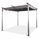 Pavėsinė Pergola SPRINT 290x290 cm, Antracito/pilka