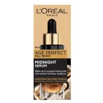 Veido serumas nuo rauk&scaron;lių L&rsquo;Or&eacute;al Paris Age Perfect Cell Renew Midnight Serum, 30 ml