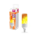 Dekoratyvinė LED lempa OSRAM LED STAR CLASSIC STICK FLAME, E14, 0,5W, 1500K, 10lm, 230V, 4,5x14,5cm