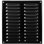 Metalinės ventiliacijos grotelės MR2628M, 260 x 280 mm, juodos sp.