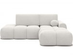 Kampinė sofa Vittario, balta sp., 170 x 227 cm x 95 cm