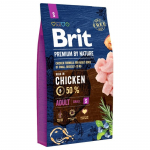 Sausas &scaron;unų ėdalas Brit Premium By Nature Adult S, 8 kg