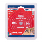 Medžio pjovimo diskas SPECIALIST+ Premium Demolition, 160 x 1,6 x 20 mm, 24 dantų, 18&deg;, TCT