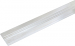 Polikarbonato lak&scaron;tų sujungimo profilis STAEBE A, skaidrus, PC-H 10 mm, 2 m