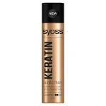 Itin stiprios fiksacijos plaukų lakas Syoss Keratin Hairspray, 300 ml