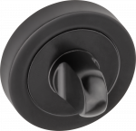 WC užsuktukas R-501, apvali, juodos spalvos