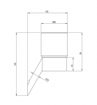 Deante Silia stiklinė dantų &scaron;epetėliams ADI_Z911, Gold