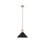 Pakabinamas &scaron;viestuvas SOLLUX JAGA, 1xE27, max 15 W LED, juodas