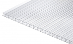 Polikarbonatas, 6 mm, 10m, skaidrios spalvos