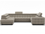 Kampinė sofa Fectory, smėlio sp., 205 x 346 cm x 93 cm
