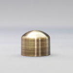 Karnizo užbaigimas PICOLO, metalinis, &scaron;v. sendinto aukso sp., &Oslash; 16 mm, 2 vnt.