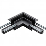 Kampinis horizontalus jungimas užglaistomų bėgelių magnetinės sistemos DPM MTL-R-L-B