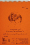 Universalus bloknotas A3, 30 lapų, 200gsm, su spirale