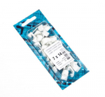 Prikalamos apkabos plok&scaron;tiems laidams BALTPLAST 7x14 baltos sp., 25 vnt.