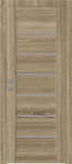 Durų varčia ALBA ąžuolo spalvos, su matiniu stiklu, 700 x 2000 mm, universali