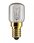 Kaitrinė orkaitės lemputė PHILIPS, E14, T25, 25 W, 2700 K, 230-240 V, 172 lm