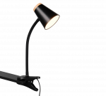 Stalinis LED &scaron;viestuvas su gnybtu REALITY PONGO, 4,5W, 3000K, 500lm, juodos sp 33x9,5x32cm