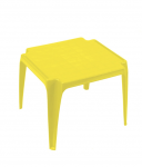 Plastikinis vaiki&scaron;kas staliukas TAVOLO BABY, 55 x 50 x 44 cm, geltonos sp.
