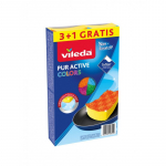 Kempinės VILEDA Puractive color, 3 + 1 vnt