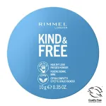 Kompaktinė pudra Rimmel Kind & Free Healthy Look Pressed Powder, 001 Translucent, 10 g