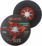 Betono/akmens &scaron;lifavimo diskas CORTEX Premium, 125 x 22 mm, P80, fibro