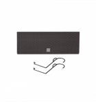 Lauko plastikinis vazonas RATO CASE W, rudos sp., 18 x 58 x 20 cm