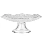 Stiklinė tortinė AURORA ELEGANT WAVE, 23 cm
