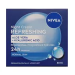 Gaivinamasis naktinis veido kremas Nivea Refreshing Night Cream, 50 ml