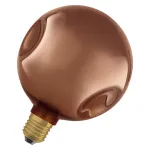 Dekoratyvinė LED lemputė OSRAM VINTAGE 1906 ELECTRO BALL, E27 G150, 3,5W, 2700K, 300lm, 230V, rožinė