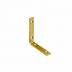Montavimo kampas, 125 x 125 x 20 x 4 mm, geltonai cinkuotas 20 vnt.