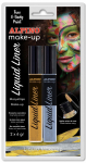 Veido dažai ALPINO Liquid liner, sidabro/aukso, 2x6 g
