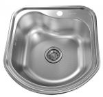 Nerūdijančio plieno plautuvė D4948P DEKOR, 490 x 480 x 180 mm