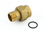 Žalvarinė ardoma jungtis GENERAL FITTINGS, 1/2", tiesi, vid/i&scaron;or