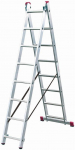 Kopėčios KRAUSE Corda, 2 x 8, aliumininės, universalios, maks. darbinis auk&scaron;tis - 485 cm