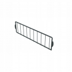 Lentynos sienelė ARWSD, 311 x 88 mm, antracito sp.