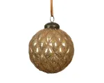 Kalėdinis eglės žaisliukas BAUBLE ANTIQUE, karamelės sp., 8 cm, 1 vnt