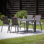 Lauko baldų komplektas PATIO Solar, antracito