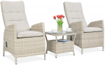 Lauko baldų komplektas MALTA DUO, Beige