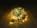 Elektrinė girlianda CLUSTER, 768 LED, IP44, 5,8 W, 31 V, &scaron;iltai balta, 4.5 m