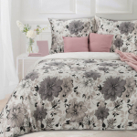 Satininės patalynės komplektas PTE-96, 220x200 cm, 2x70x80 cm