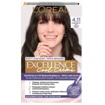 Plaukų dažai L&rsquo;Or&eacute;al Paris Excellence Cool Creme, 4.11 itin pelenų ruda