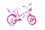 Vaiki&scaron;kas dviratis Dino Bikes Flappy, 14", rožinis