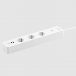 I&scaron;manusis ilgiklis 2 USB-A, 2 USB-C lizdai, 1.5m, baltos sp.