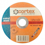 Metalo pjovimo diskas CORTEX BQ, 125 x 1,0 x 22 mm, plienui