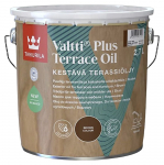 Terasų ir lauko baldų aliejus TIKKURILA VALTTI PLUS TERRACE OIL, rudos sp., 2,7 l