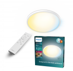Plafoninis LED &scaron;viestuvas PHILIPS VALEN 16W 2200-6500K 2000lm baltas &Oslash;29,1x2,4cm su pultu